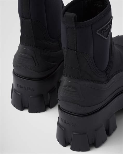 prada nylon boots with pouch|monolith re nylon gabardine boots.